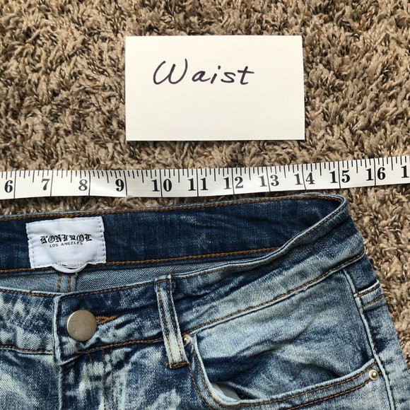 Kontrol Los Angeles Men's Stacked Denim Distressed Jeans - Elevate Your Holiday - Picture 6 of 16